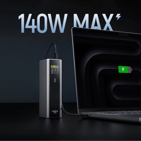 Powerbank Cuktech CKPB200UGLGR 210W 20000mAh 2 x USB-C 1 x USB-A - szary