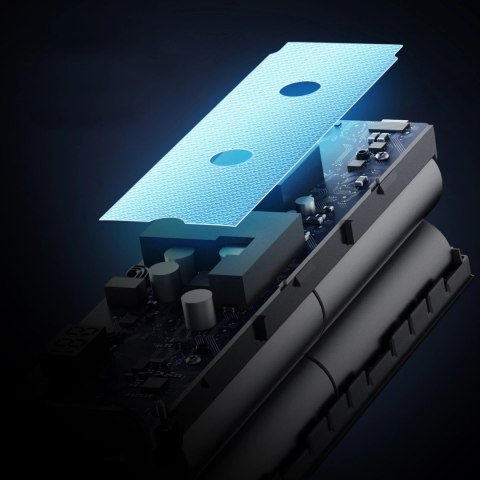 Powerbank Cuktech CUKP200XGLGR 100W 20000mAh 2 x USB-C 1 x USB-A - szary