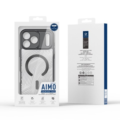 Etui Dux Ducis AIMO Mag na iPhone 17 Pro Max kompatybilne z MagSafe - czarne
