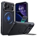 Etui ESR Cyber Kickstand MagSafe na iPhone 17 Pro - czarne