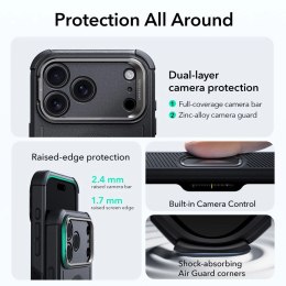Etui ESR Cyber Kickstand MagSafe na iPhone 17 Pro - czarne