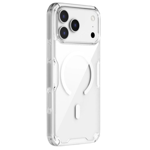 Etui Nillkin Nature TPU Pro Magnetic kompatybilne z MagSafe na iPhone 17 Pro Max - przezroczyste