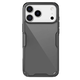 Etui Nillkin Nature TPU Pro na iPhone 17 Pro Max - półprzezroczysto-czarne