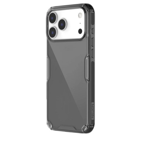 Etui Nillkin Nature TPU Pro na iPhone 17 Pro Max - półprzezroczysto-czarne