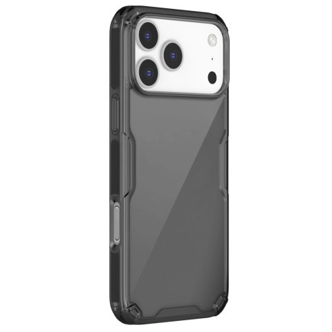 Etui Nillkin Nature TPU Pro na iPhone 17 Pro Max - półprzezroczysto-czarne