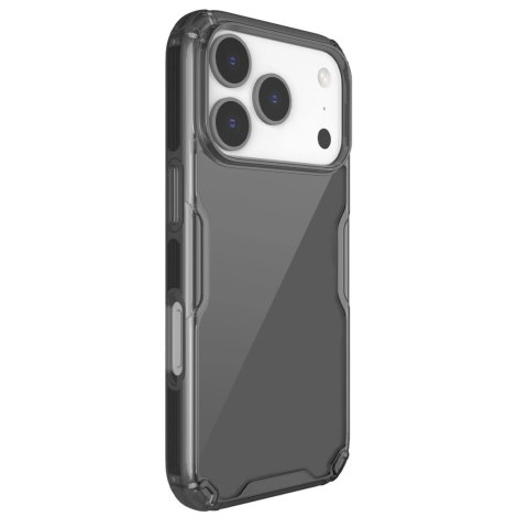 Etui Nillkin Nature TPU Pro na iPhone 17 Pro - półprzezroczysto-czarne
