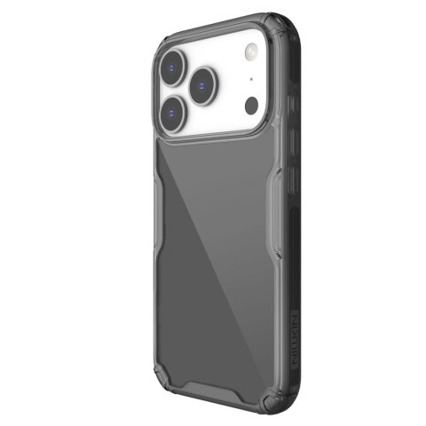 Etui Nillkin Nature TPU Pro na iPhone 17 Pro - półprzezroczysto-czarne