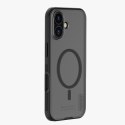 Etui Nillkin Super Frosted Shield Pro Magnetic kompatybilne z MagSafe na iPhone 17 - półprzezroczyste-czarne