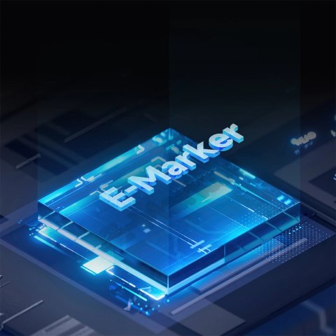 Kabel Cuktech CKCTC615NCBK USB-C 6A 240W 1,5m - czarny