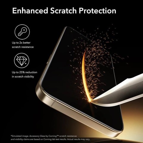 Szkło hartowane ESR UltraFit Armorite Pro na iPhone 17 Pro - przezroczyste