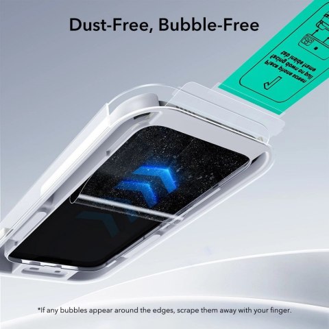 Szkło hartowane ESR UltraFit Tempered Glass 2-pack na iPhone 17 Pro - przezroczyste