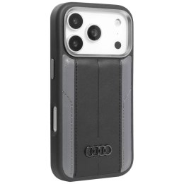 Etui Audi A6 Synthetic Leather MagSafe do iPhone 17 Pro - czarne