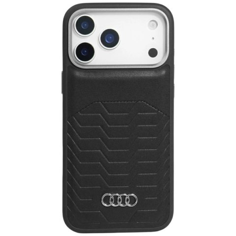 Etui Audi GT Synthetic Leather MagSafe do iPhone 17 Pro Max - czarne