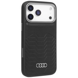 Etui Audi GT Synthetic Leather MagSafe do iPhone 17 Pro - czarne