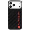 Etui Audi R8 Carbon Fiber MagSafe do iPhone 17 Pro Max - czarne