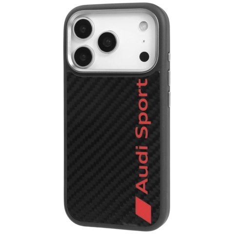 Etui Audi R8 Carbon Fiber MagSafe do iPhone 17 Pro - czarne
