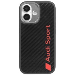 Etui Audi R8 Carbon Fiber MagSafe do iPhone 17 - czarne