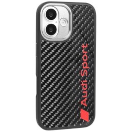 Etui Audi R8 Carbon Fiber MagSafe do iPhone 17 - czarne
