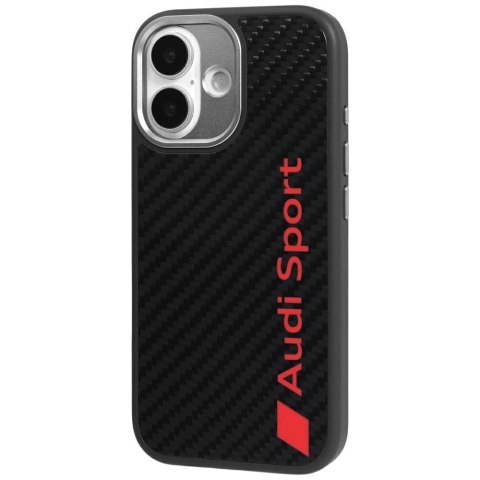 Etui Audi R8 Carbon Fiber MagSafe do iPhone 17 - czarne