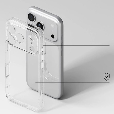 Etui Ringke Fusion na iPhone 17Pro Max - przezroczyste
