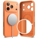 Etui Ringke Silicone Magnetic MagSafe na iPhone 17 Pro Max - pomarańczowe
