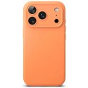 Etui Ringke Silicone Magnetic MagSafe na iPhone 17 Pro Max - pomarańczowe