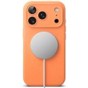 Etui Ringke Silicone Magnetic MagSafe na iPhone 17 Pro Max - pomarańczowe