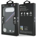 Etui BMW M Tricolor Metal Logo MagSafe do iPhone 17 Air - czarne