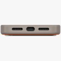 Etui UNIQ Lyden DS do iPhone 17 Pro Max Magclick Charging - pomarańczowo-szary