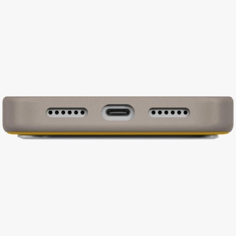 Etui UNIQ Lyden DS do iPhone 17 Pro Max Magclick Charging - zółto-szary