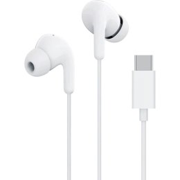 Słuchawki przewodowe Xiaomi BHR8931GL dokanałowe USB-C z pilotem - białe