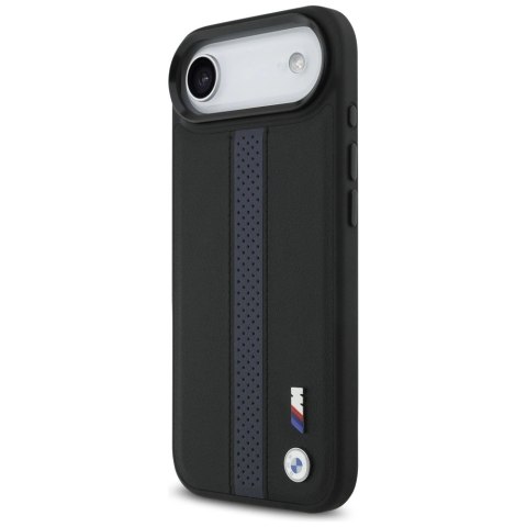 Etui BMW M Perforated Stripe Logo MagSafe na iPhone 17 Air - niebieskie