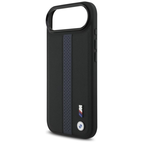 Etui BMW M Perforated Stripe Logo MagSafe na iPhone 17 Air - niebieskie