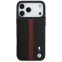 Etui BMW M Perforated Stripe Logo MagSafe na iPhone 17 Pro Max - czerwone