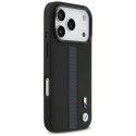 Etui BMW M Perforated Stripe Logo MagSafe na iPhone 17 Pro - niebieskie