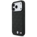 Etui BMW M Shape Logo MagSafe na iPhone 17 Pro - czarne