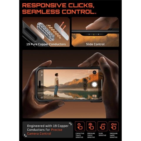 Etui Supcase UB Grip Mag MagSafe na iPhone 17 Pro - czarne