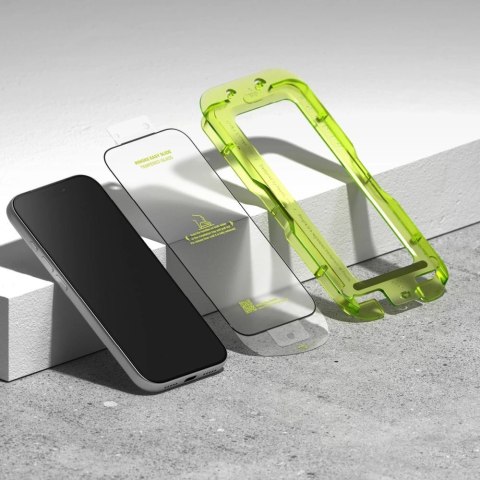 Szkło hartowane Ringke Easy Slide 2-pack na iPhone 17 Pro - czarne