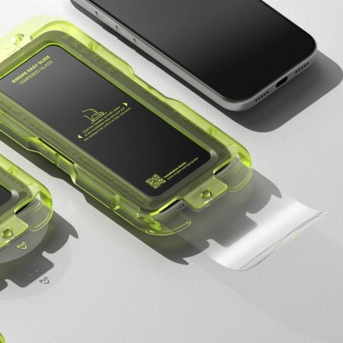 Szkło hartowane Ringke Easy Slide 2-pack na iPhone 17 Pro - czarne