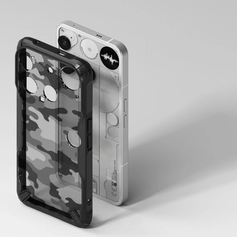 Etui Ringke Fusion X na Nothing Phone 3 - szaro-czarne