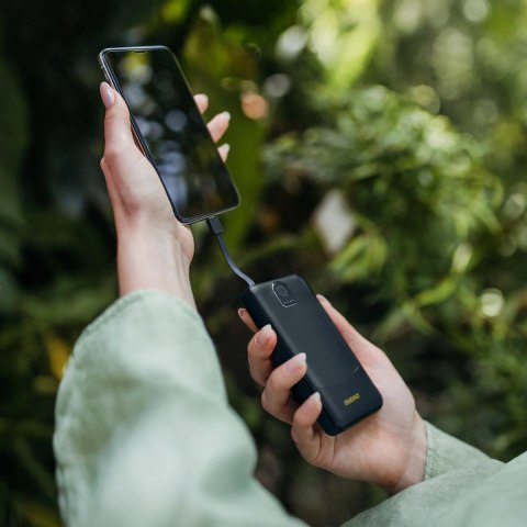 Powerbank Dudao K10 10000mAh 2.4A 2 x USB-A - czarny