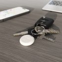 Lokalizator SBS Track My Circle kompatybilny z Apple Find My zestaw 2szt. - biały