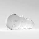 Lokalizator SBS Track My Circle kompatybilny z Apple Find My zestaw 4szt. - biały