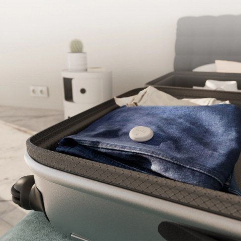 Lokalizator SBS Track My Circle kompatybilny z Apple Find My zestaw 4szt. - biały