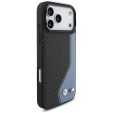 Etui BMW M Carbon Logo MagSafe na iPhone 17 Pro Max - niebieskie
