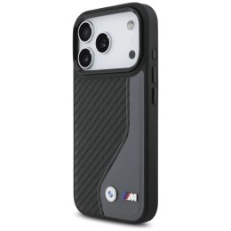 Etui BMW M Carbon Logo MagSafe na iPhone 17 Pro - grafitowe