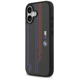 Etui BMW M Kevlar Lines & Logo MagSafe na iPhone 17 - czarne