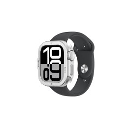 Etui metalowe AMAZINGTHING Titan Pro na Apple Watch 11 46mm aluminiowe - srebrne