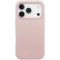 Etui UNIQ Lino na iPhone 17 Pro Magclick Charging - różowe