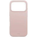 Etui UNIQ Lino na iPhone 17 Pro Magclick Charging - różowe